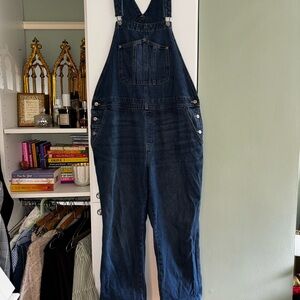 Old Navy Dark Blue Denim Overalls